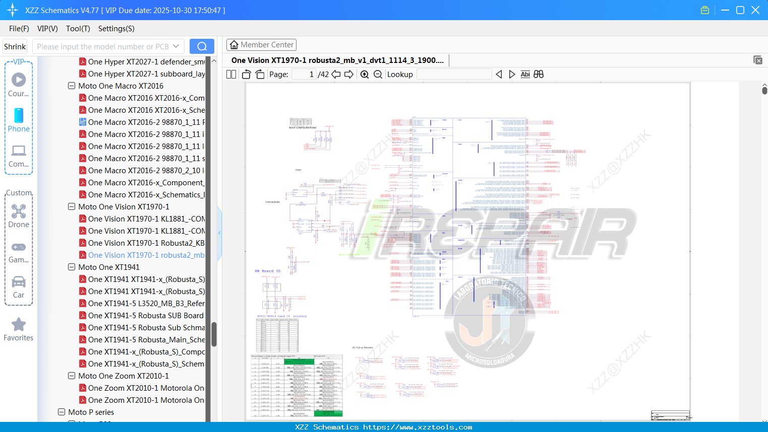 Motorola One Vision XT1970-1 Robusta2_mb_v1_dvt1_1114_3_1900